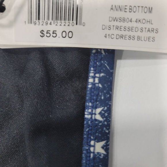 WeWoreWhat Annie Star-Print Hipster Bikini Bottom Blue - Picture 7 of 10